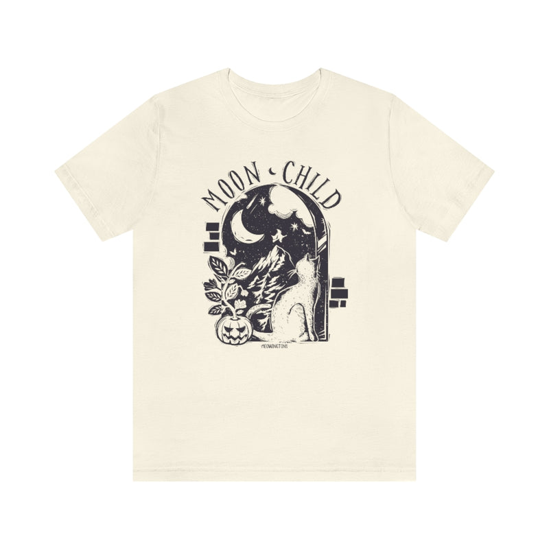 Moon Child Halloween Cat T-Shirt