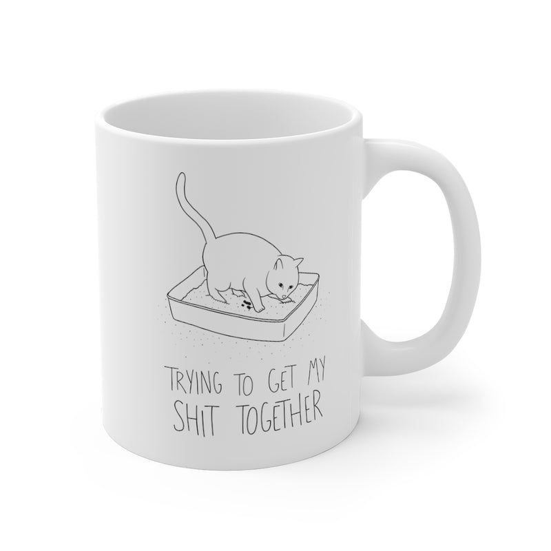 Shit Together Cat Mug