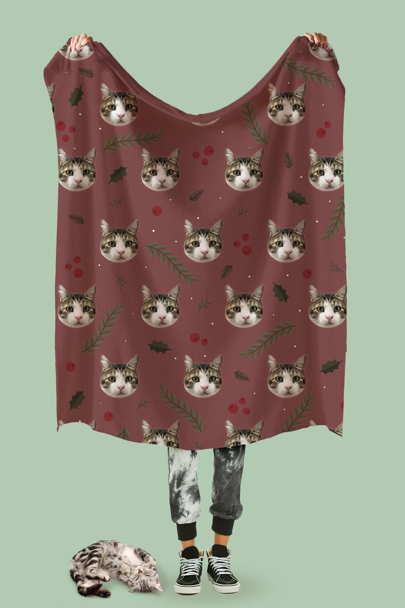 Custom Print Your Cat Blanket