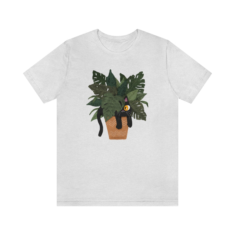 Jungle Cats & Plants Monstera T-Shirt