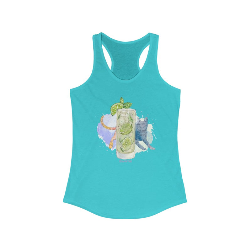 Cats & Cocktails Mojito Cat Tank Top