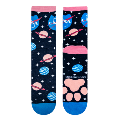 Mix & Match Meowter Space Cat Socks (3-Pack)