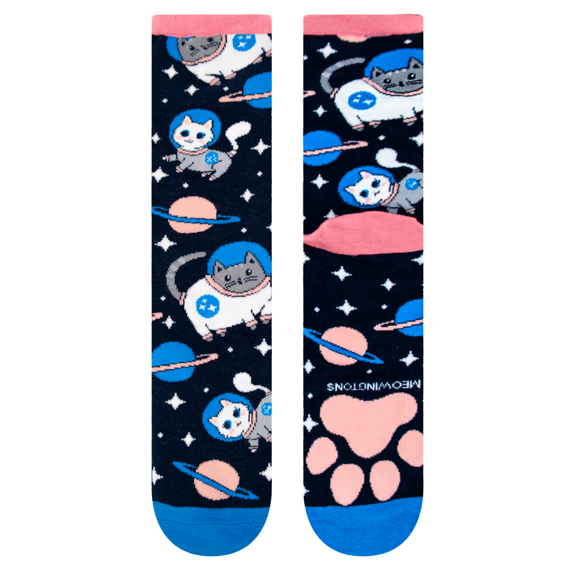 Mix & Match Meowter Space Cat Socks (3-Pack)