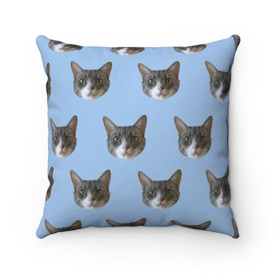 Custom Print Your Cat Toss Pillow Cover