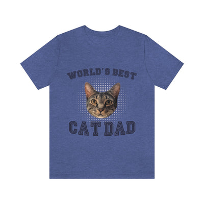 Customizable World's Best Cat Dad T-Shirt