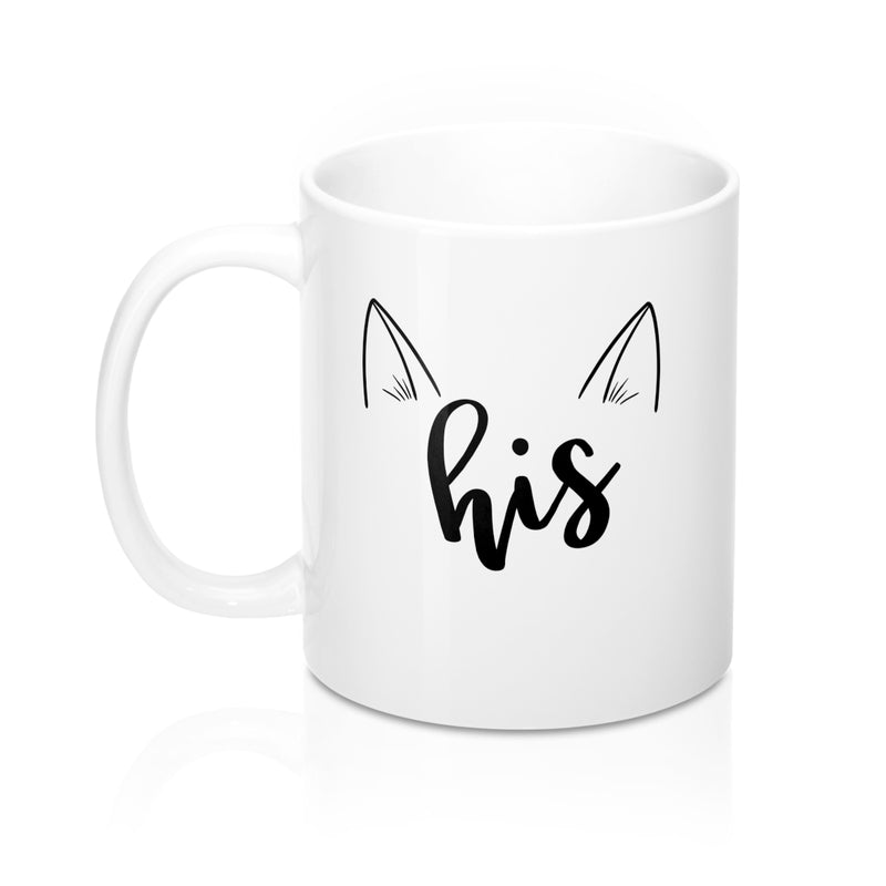 His and Hers Cat Mug