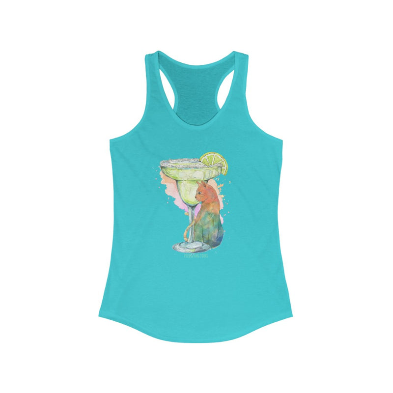 Cats & Cocktails Margarita Cat Tank Top
