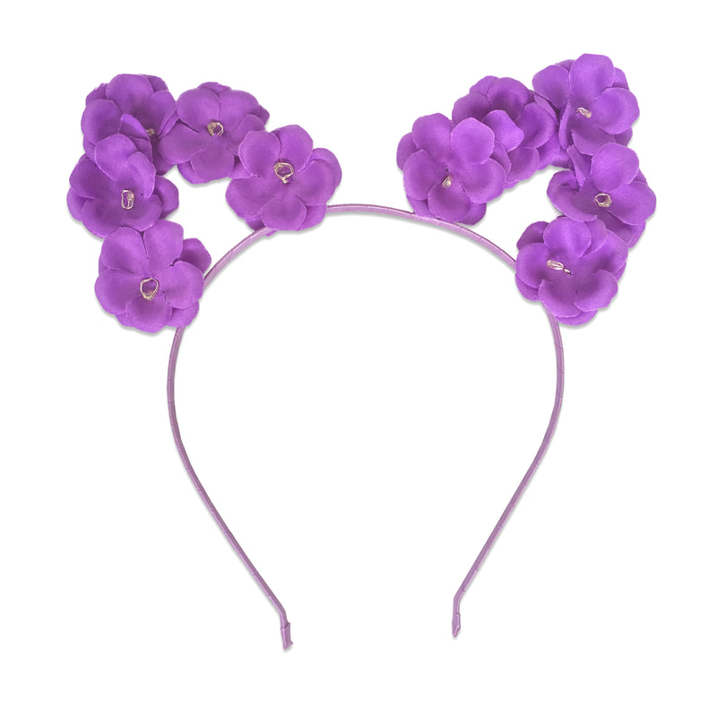LED Floral Cat Ears Headband