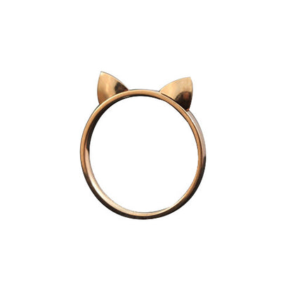 Lucky Cat Ears Ring