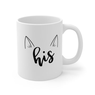 His and Hers Cat Mug