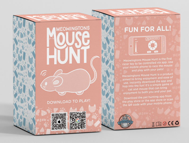 Mouse Hunt Cat Toy, App Controlled