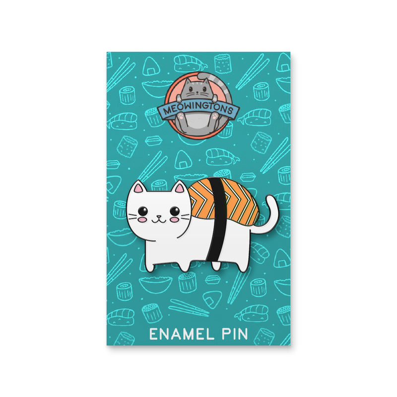 Nigiri Sushi Cat Pin