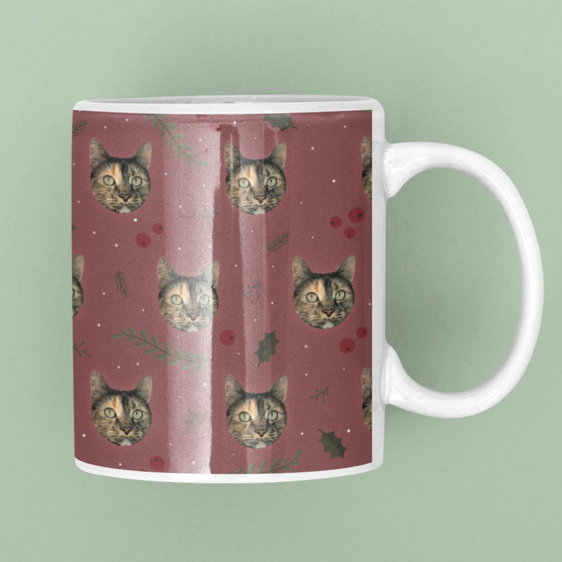 Handmade Cat design Coffee mug