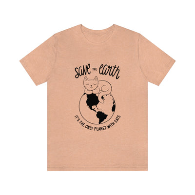 Save the Earth Cat T-Shirt