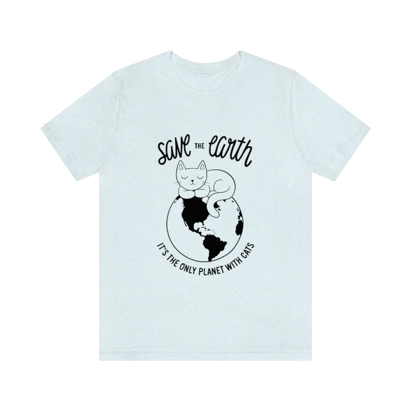 Save the Earth Cat T-Shirt