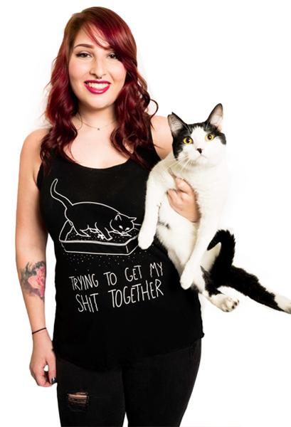 Shit Together Racerback Tank Top