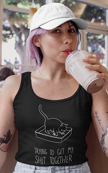 Shit Together Racerback Tank Top