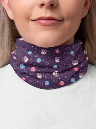 Cat Print Neck Gaiter Bundle (3 Gaiters + 9 Filters) Featuring Milton