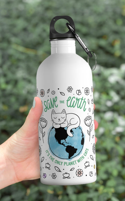 Save the Earth Reusable Water Bottle