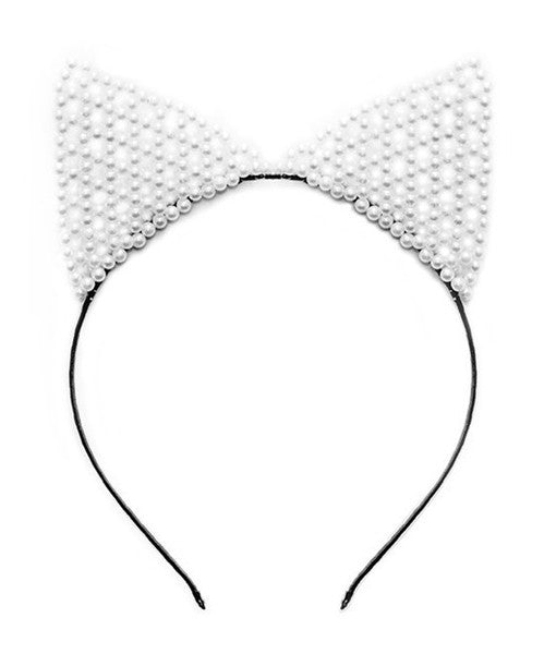 Beaded Cat Ears Headband