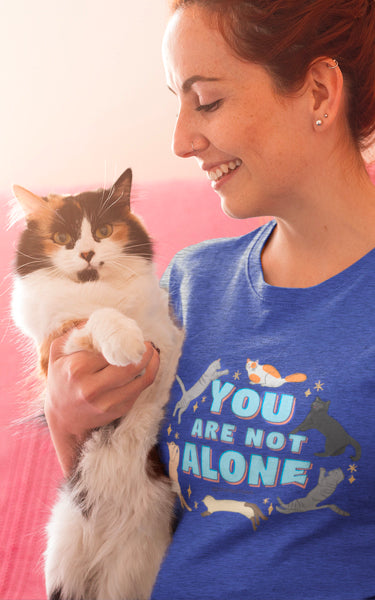 You Are Not Alone Cat T-Shirt